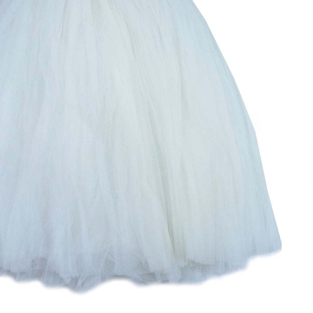 COMME des GARCONS コムデギャルソン 20SS RE-S026 チュール ロング スカート ホワイト系 M【中古】