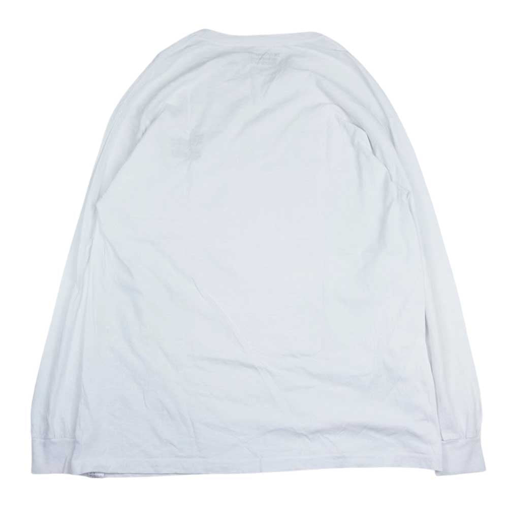 WACKO MARIA ワコマリア CREW NECK LONG SLEEVE T-SHIRT  ホワイト系 XL【中古】
