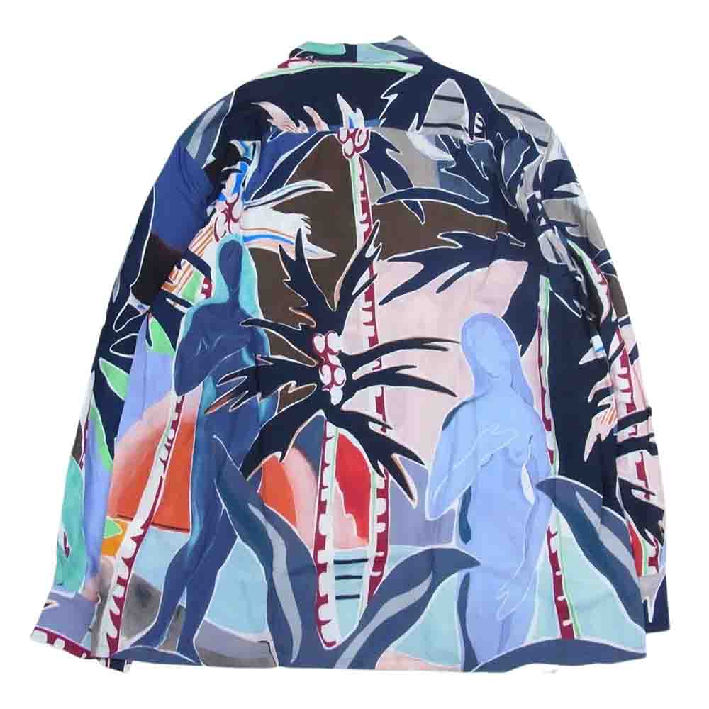 WACKO MARIA ワコマリア 22FW 22FW-WMS-HI09  HAWAIIAN SHIRT L/S TYPE-4 ハワイアン 長袖 シャツ アロハ シャツ マルチカラー系 L【新古品】【未使用】【中古】