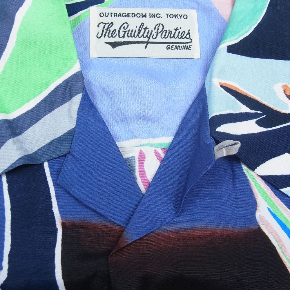 WACKO MARIA ワコマリア 22FW 22FW-WMS-HI09  HAWAIIAN SHIRT L/S TYPE-4 ハワイアン 長袖 シャツ アロハ シャツ マルチカラー系 L【新古品】【未使用】【中古】