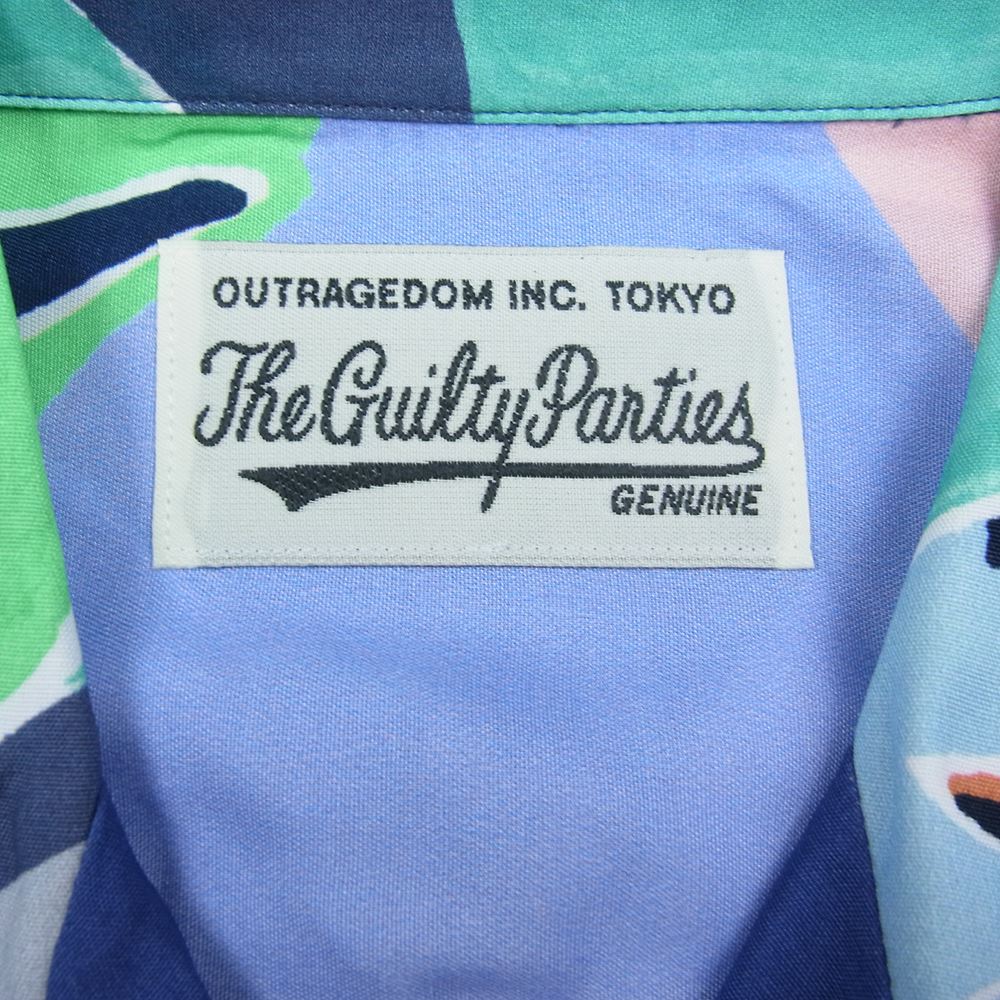 WACKO MARIA ワコマリア 22FW 22FW-WMS-HI09  HAWAIIAN SHIRT L/S TYPE-4 ハワイアン 長袖 シャツ アロハ シャツ マルチカラー系 L【新古品】【未使用】【中古】