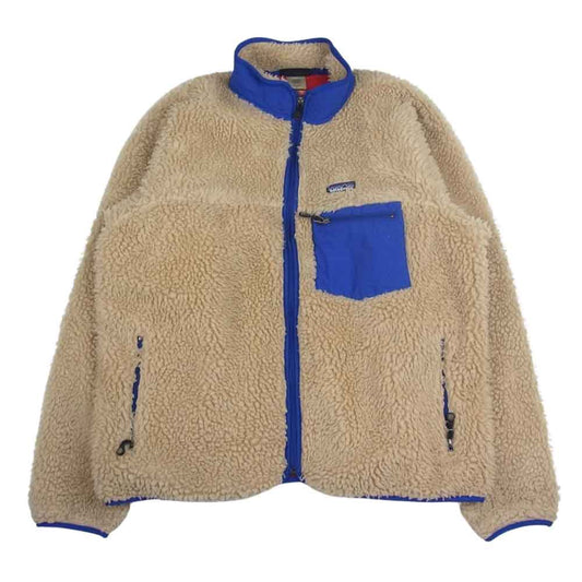 patagonia パタゴニア 23024 クラシック レトロ カーディガン ナチュラル フリース ジャケット ベージュ系 XL【中古】