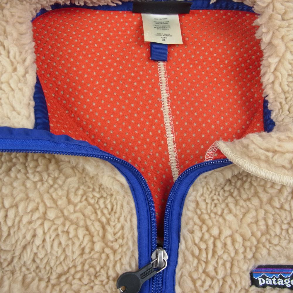 patagonia パタゴニア 23024 クラシック レトロ カーディガン ナチュラル フリース ジャケット ベージュ系 XL【中古】