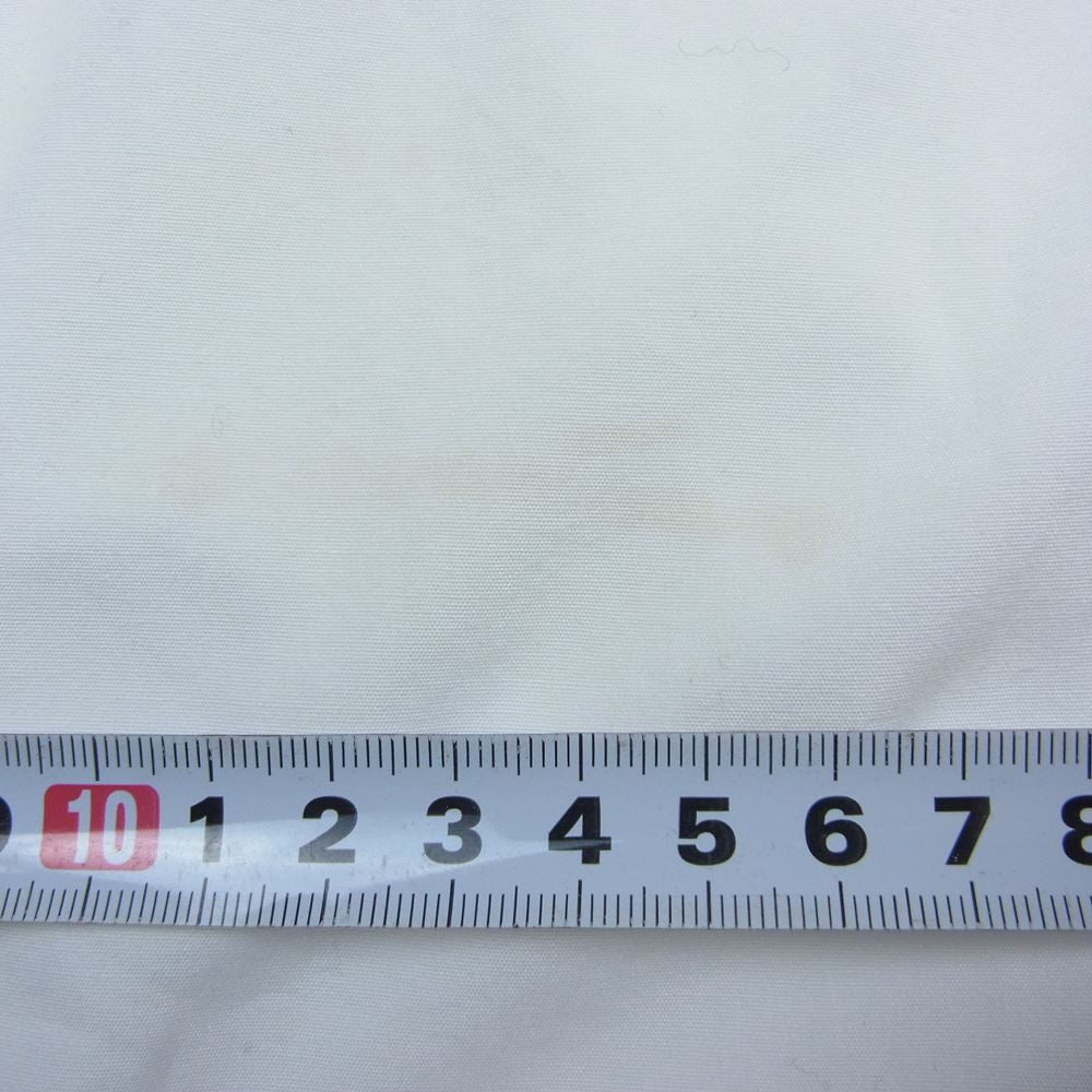 Yohji Yamamoto POUR HOMME ヨウジヤマモトプールオム 21AW HX-B67-005 COTTON BROAD CHAIN STITCH LEFT BREAST PATCH POCKET BLOUSE 環縫い コットンロング ブラウス ホワイト系 2【中古】