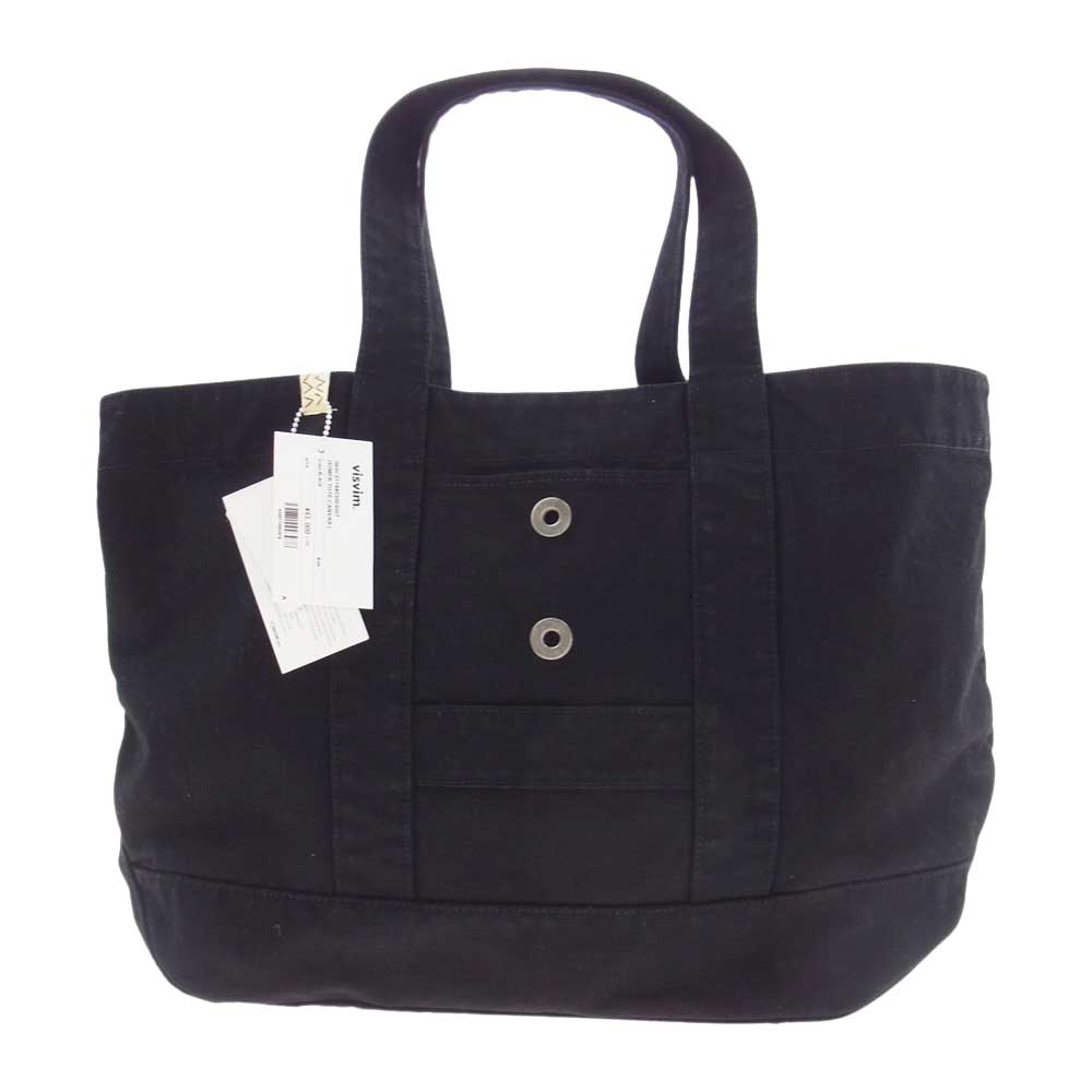 VISVIM ビズビム 19AW 0119403003007 HOMER TOTE CANVAS L ホーマー トート キャンバス バッグ ブラック系【中古】