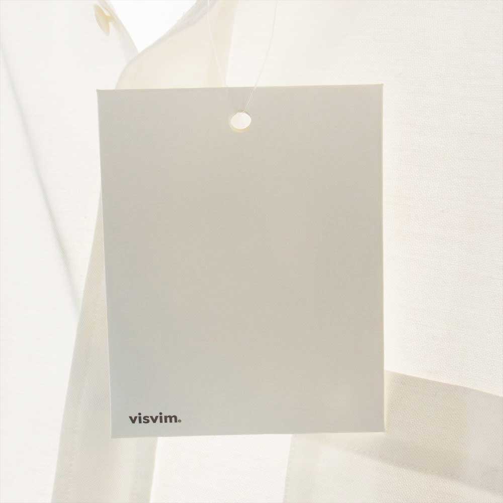 VISVIM ビズビム 21SS 0121205011002 ALBACORE GARUDA SHIRT L/S アルバコア 長袖 パッチシャツ  ホワイト系 3【中古】