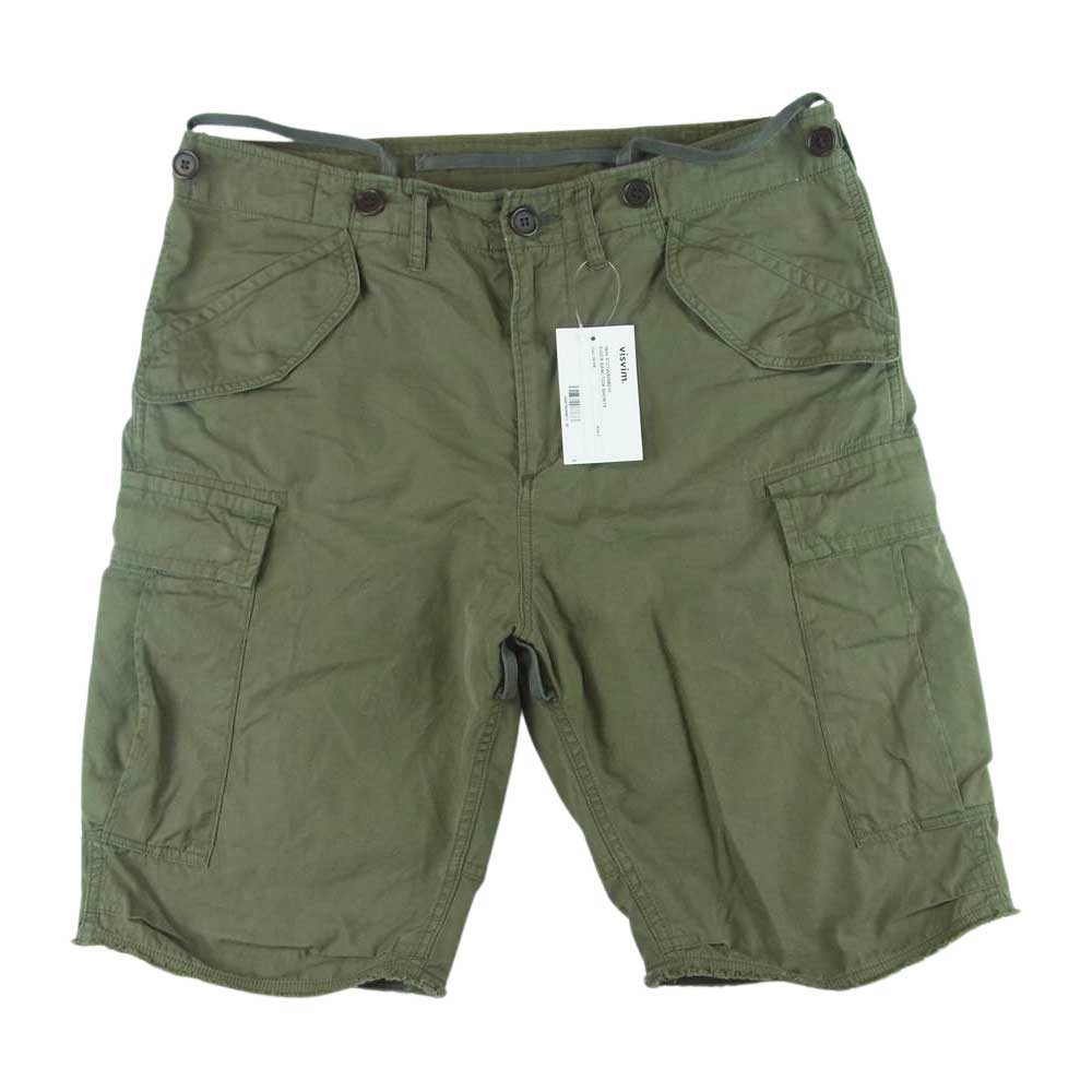 VISVIM ビズビム 0121205008010 EIGER SANCTION ミリタリー カーゴ ショーツ ショート ハーフ パンツ カーキ系 OLIVE 2【中古】