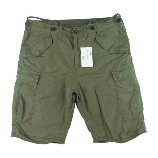 VISVIM ビズビム 0121205008010 EIGER SANCTION ミリタリー カーゴ ショーツ ショート ハーフ パンツ カーキ系 OLIVE 2【中古】
