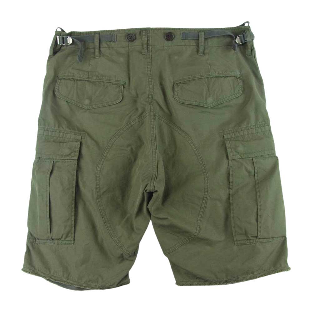 VISVIM ビズビム 0121205008010 EIGER SANCTION ミリタリー カーゴ ショーツ ショート ハーフ パンツ カーキ系 OLIVE 2【中古】