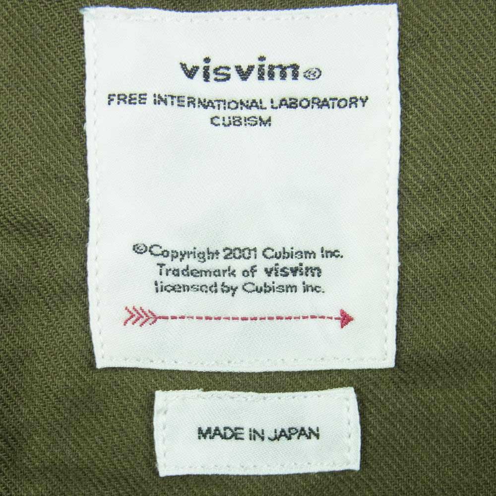 VISVIM ビズビム 0121205008010 EIGER SANCTION ミリタリー カーゴ ショーツ ショート ハーフ パンツ カーキ系 OLIVE 2【中古】