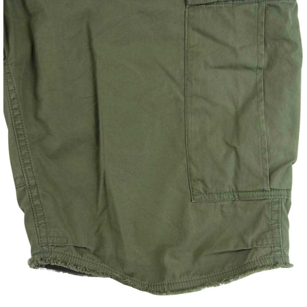 VISVIM ビズビム 0121205008010 EIGER SANCTION ミリタリー カーゴ ショーツ ショート ハーフ パンツ カーキ系 OLIVE 2【中古】