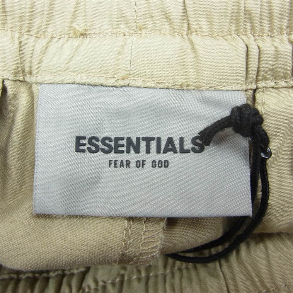 FEAR OF GOD フィアオブゴッド 21SS ESSENTIALS エッセンシャル Twill Pant ツイル イージー ワーク パンツ  ベージュ系 XS【極上美品】【中古】