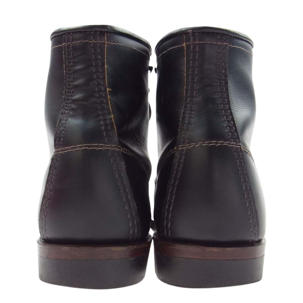 RED WING レッドウィング 9060 羽タグ BECKMAN BOOT FLAT BOX ベックマン フラット ボックス ブーツ ブラック系 US8D【中古】
