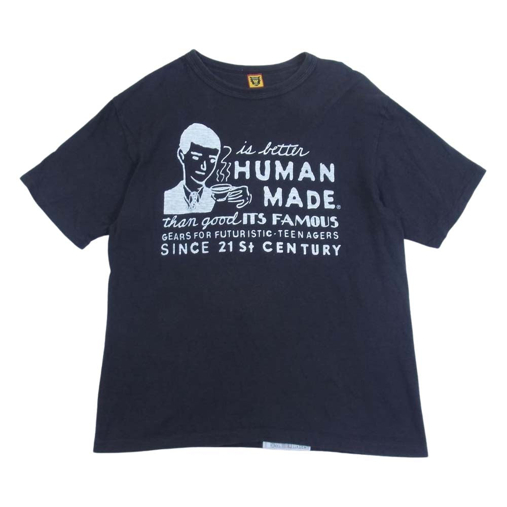 HUMAN MADE ヒューマンメイド プリント Ｔシャツ チャコール系 XL【中古】