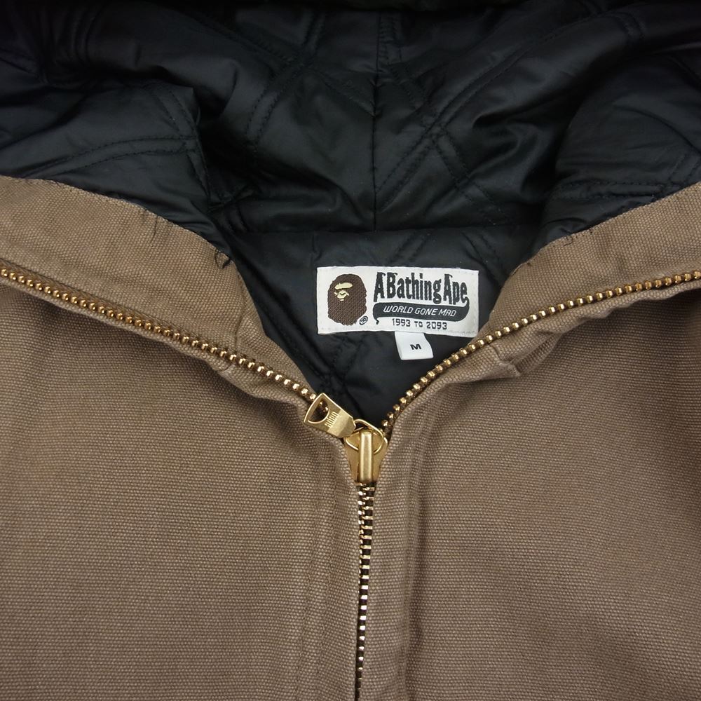 A BATHING APE アベイシングエイプ シャーク ワーク ジャケット ブラウン系 M【中古】