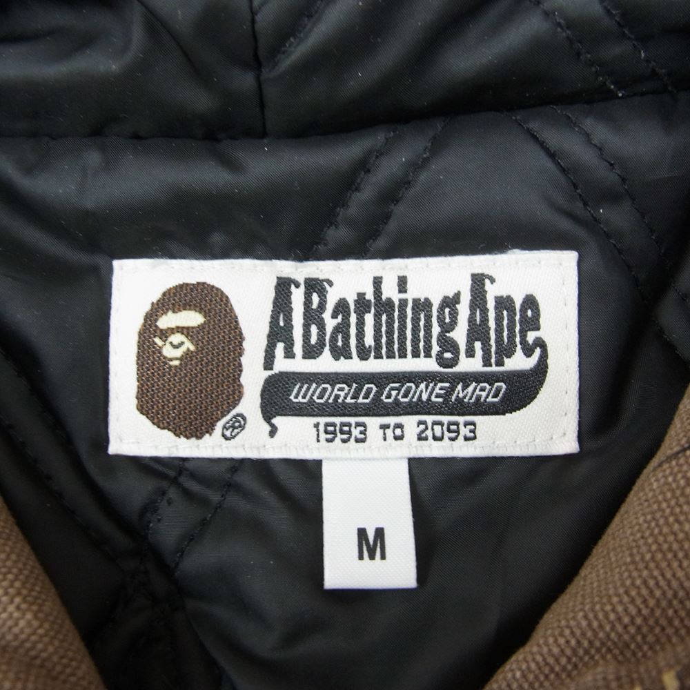 A BATHING APE アベイシングエイプ シャーク ワーク ジャケット ブラウン系 M【中古】