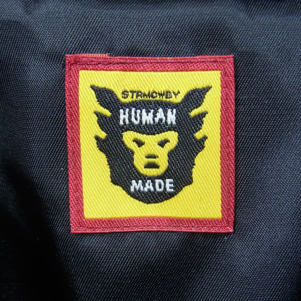 HUMAN MADE ヒューマンメイド ZIP-UP LUMBER JACKET RED ジップアップ ランバー ジャケット レッド系 ブラック系 L【中古】
