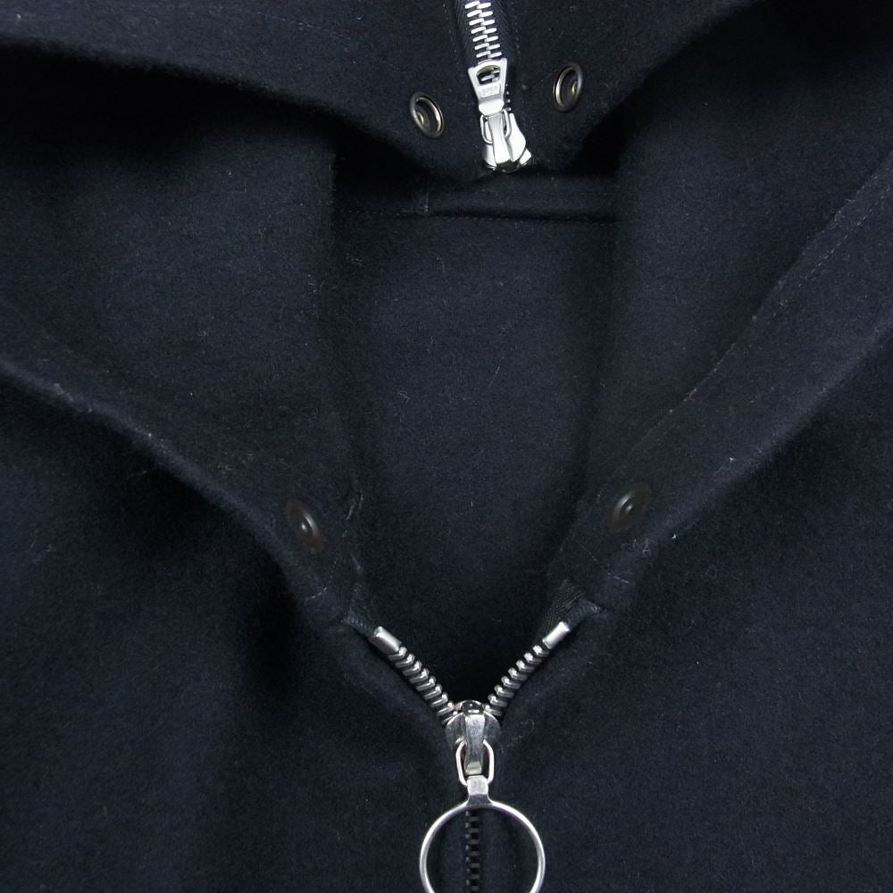 COMOLI コモリ 20AW S03-04013 メルトン フーデッド コート  ネイビー系 1【中古】