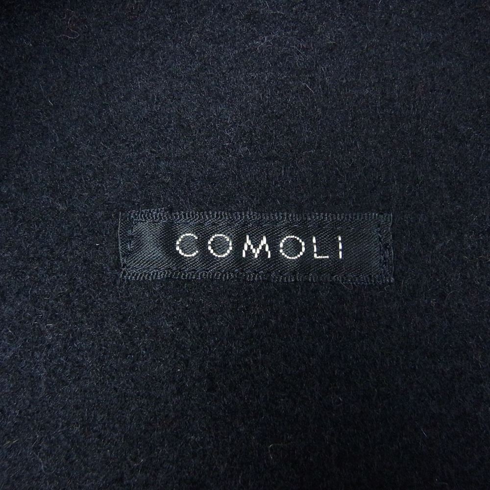 COMOLI コモリ 20AW S03-04013 メルトン フーデッド コート  ネイビー系 1【中古】