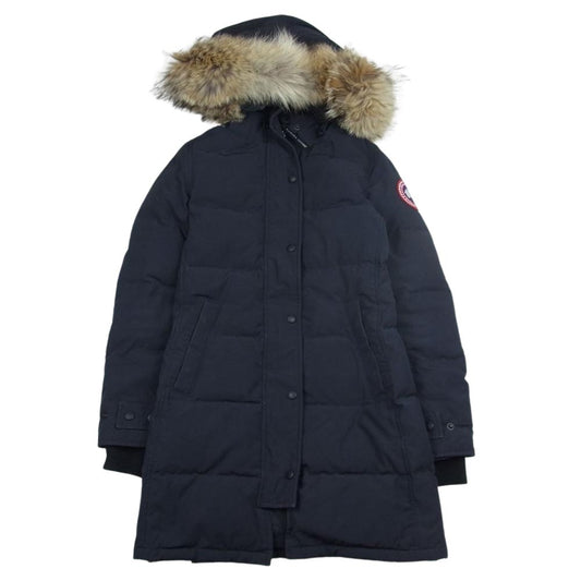 CANADA GOOSE カナダグース 2302JL 国内正規品 サザビーリーグ MACKENZIE PARKA マッケンジー パーカ ダウン ジャケット ネイビー系 XS【中古】
