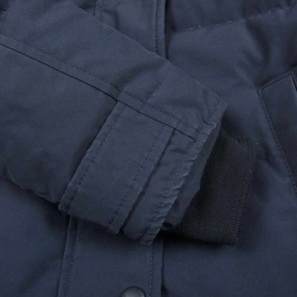 CANADA GOOSE カナダグース 2302JL 国内正規品 サザビーリーグ MACKENZIE PARKA マッケンジー パーカ ダウン ジャケット ネイビー系 XS【中古】