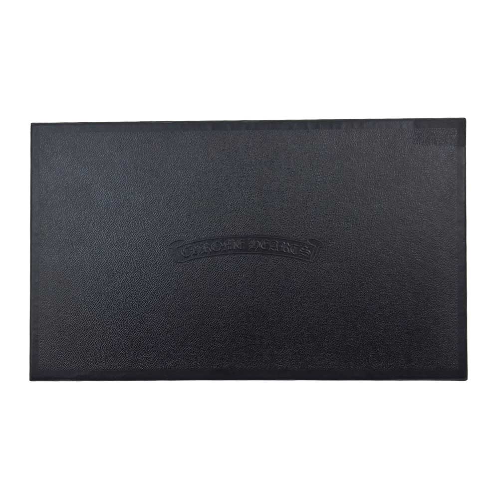CHROME HEARTS クロムハーツ（原本無） REC F ZIP NOVELTY ノベルティ レザー レック ラウンドジップ ウォレット ブラック系【中古】