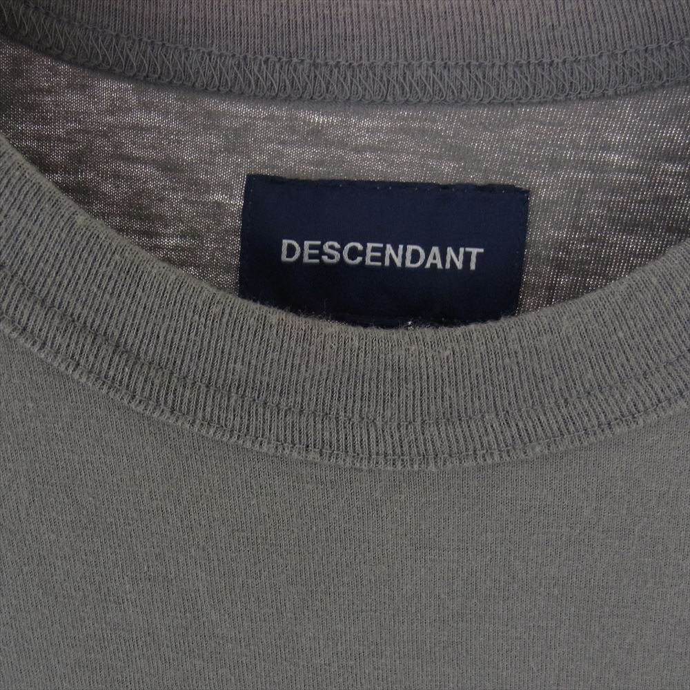 DESCENDANT ディセンダント HORIZON 長袖 Tシャツ カットソー グレー系 1【中古】