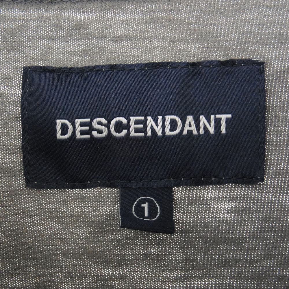 DESCENDANT ディセンダント HORIZON 長袖 Tシャツ カットソー グレー系 1【中古】