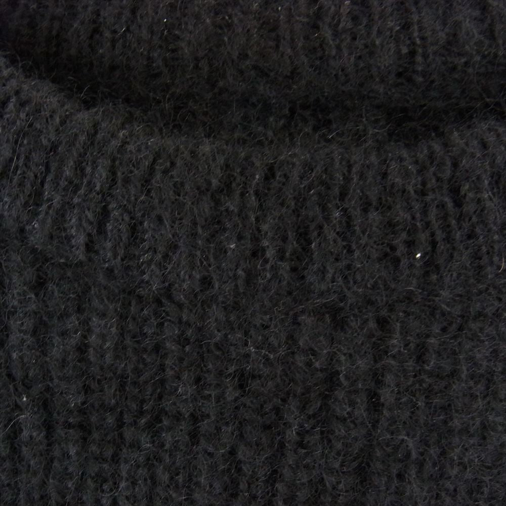 uniform experiment ユニフォームエクスペリメント UE-189083 モヘア 切替 ニット セーター ブラック系 ２【中古】