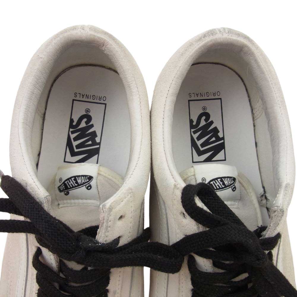 WTAPS ダブルタップス VN0A4P3X20F1 × VANS バンズ Og Old Skool Lx オールドスクール スニーカー ホワイト系 28cm【中古】