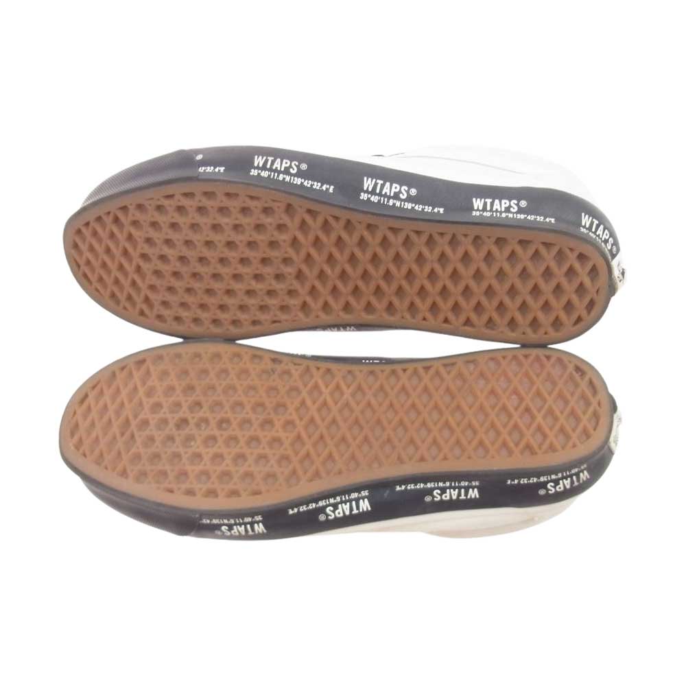 WTAPS ダブルタップス VN0A4P3X20F1 × VANS バンズ Og Old Skool Lx オールドスクール スニーカー ホワイト系 28cm【中古】
