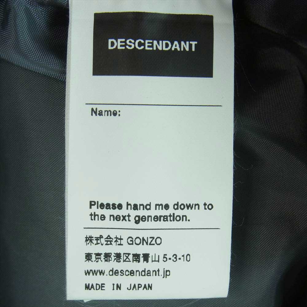 DESCENDANT ディセンダント 21AW PIGPEN TRACKER JACKET ピッグペン トラッカー ジャケット フェイクスエード グレー系 2【美品】【中古】