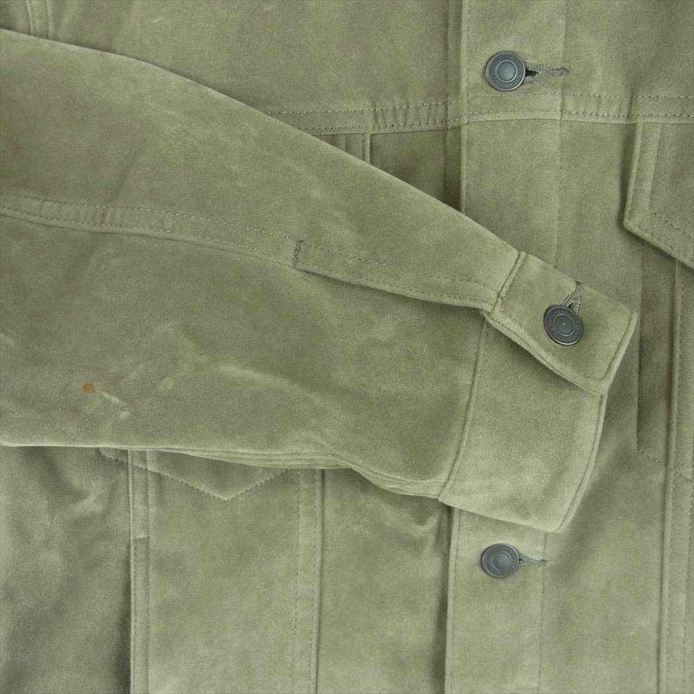 DESCENDANT ディセンダント 21AW PIGPEN TRACKER JACKET ピッグペン トラッカー ジャケット フェイクスエード グレー系 2【美品】【中古】