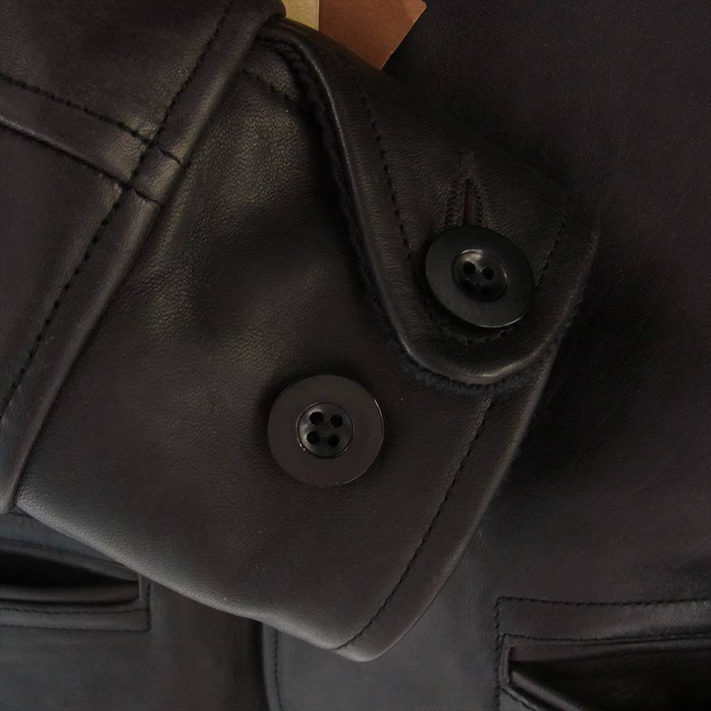 COLIMBO コリンボ ZX-0141 Stockman's Coat ストックマンズ コート ホースハイド ベジタン レザー ジャケット ダークブラウン系 34【中古】
