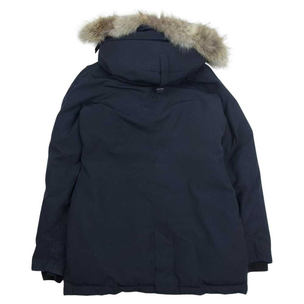 CANADA GOOSE カナダグース 3037JL R 国内正規品 グリフィンタグ VICTORIA PARKA ヴィクトリアパーカ ダウン ジャケット ネイビー系 S【中古】