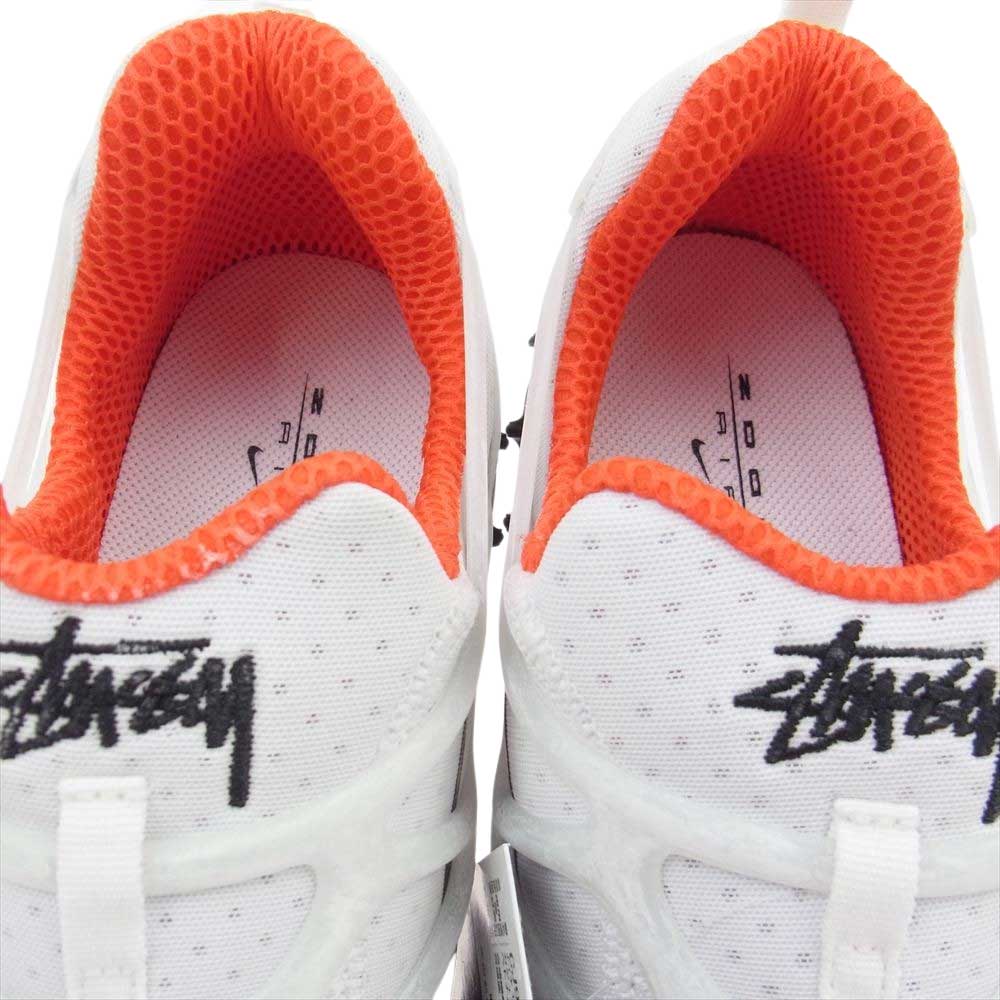 NIKE ナイキ CJ9918-100 × Stussy ステューシー AIR ZM SPIRIDON KK エアズーム クキニ スニーカー ホワイト系 27.5cm【美品】【中古】
