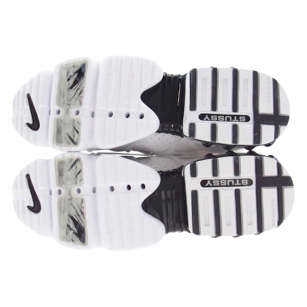 NIKE ナイキ CJ9918-100 × Stussy ステューシー AIR ZM SPIRIDON KK エアズーム クキニ スニーカー ホワイト系 27.5cm【美品】【中古】