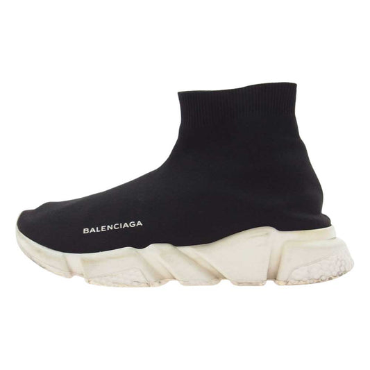 BALENCIAGA バレンシアガ 458653 SPEED TRAINER スピードトレーナー スピトレ ソックス ハイ スニーカー ブラック系 43(28.5cm)【中古】