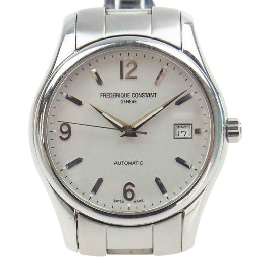 FREDERIQUE CONSTANT フレデリック・コンスタント FC-303X4B24 6 裏スケ バックスケルトン 白文字盤 デイト ウォッチ 自動巻き 腕時計 シルバー系【中古】