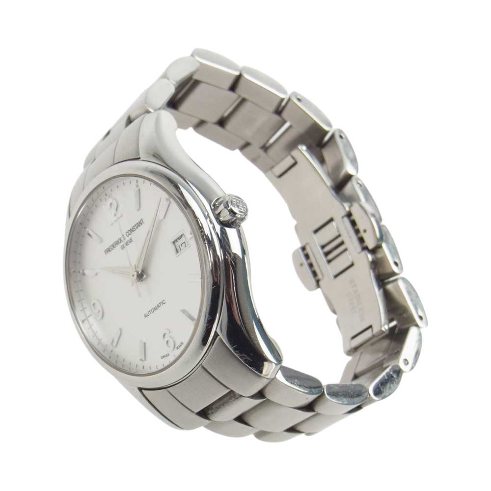 FREDERIQUE CONSTANT フレデリック・コンスタント FC-303X4B24 6 裏スケ バックスケルトン 白文字盤 デイト ウォッチ 自動巻き 腕時計 シルバー系【中古】