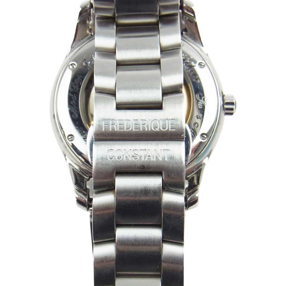 FREDERIQUE CONSTANT フレデリック・コンスタント FC-303X4B24 6 裏スケ バックスケルトン 白文字盤 デイト ウォッチ 自動巻き 腕時計 シルバー系【中古】