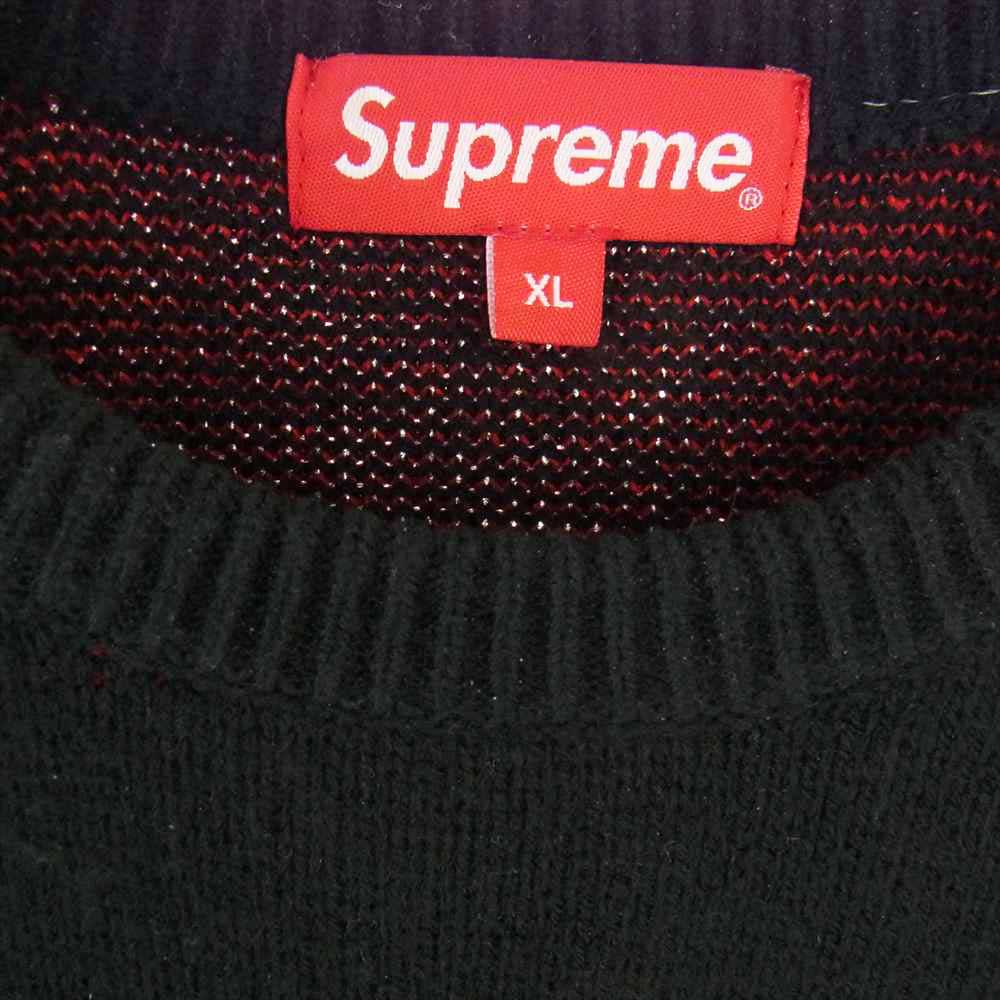 Supreme シュプリーム 21AW Thrasher Sweater スラッシャー セーター ニット ブラック系 レッド系 XL【中古】