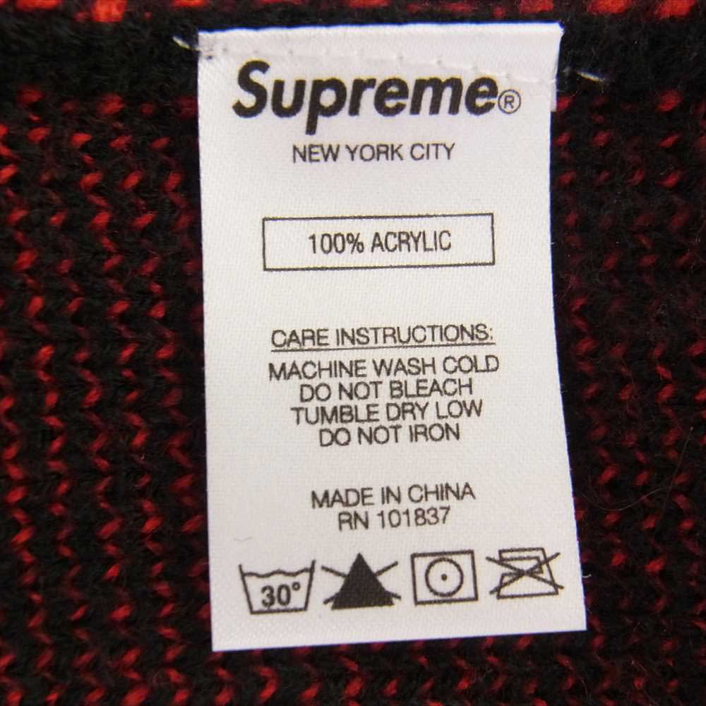 Supreme シュプリーム 21AW Thrasher Sweater スラッシャー セーター ニット ブラック系 レッド系 XL【中古】