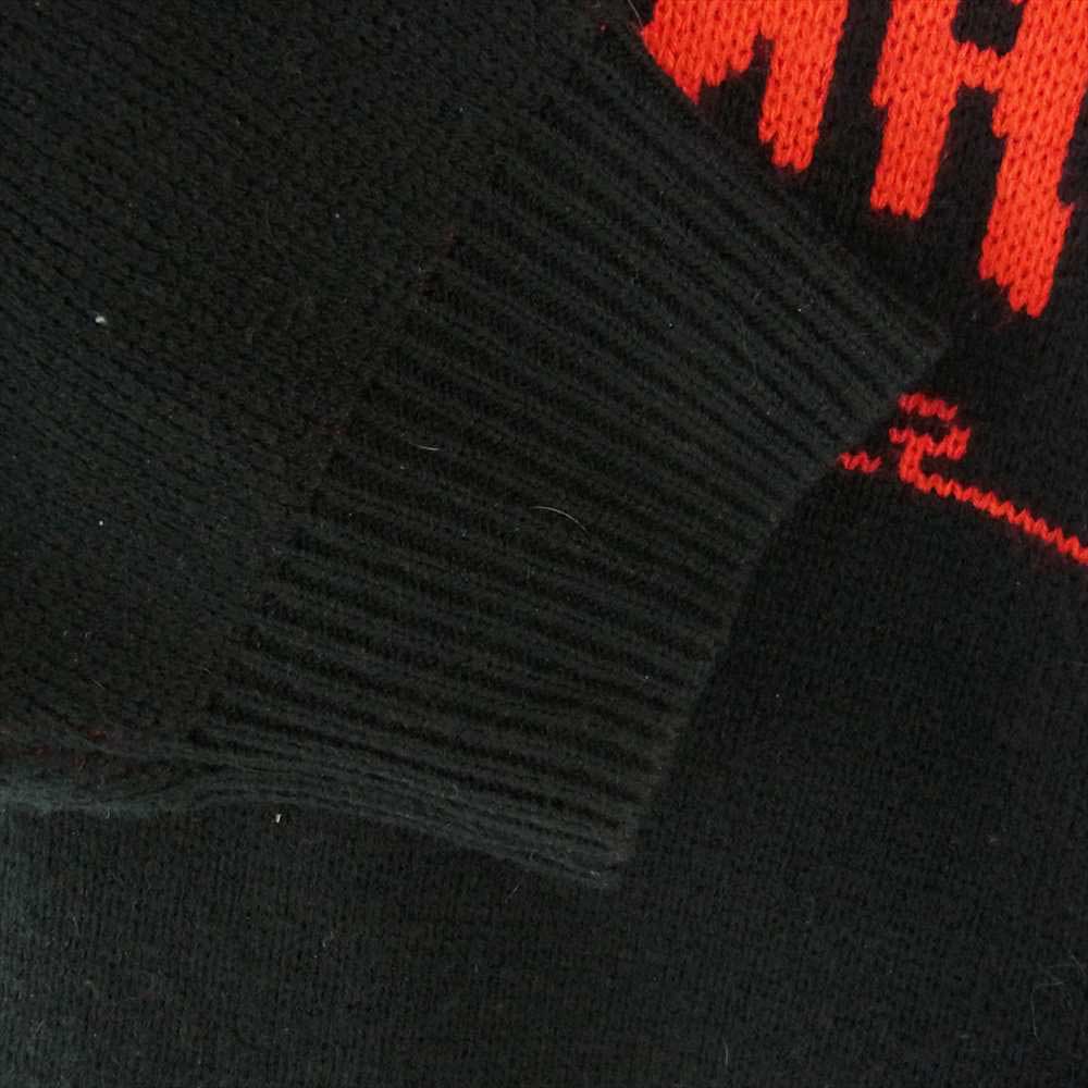 Supreme シュプリーム 21AW Thrasher Sweater スラッシャー セーター ニット ブラック系 レッド系 XL【中古】