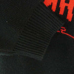 Supreme シュプリーム 21AW Thrasher Sweater スラッシャー セーター ニット ブラック系 レッド系 XL【中古】