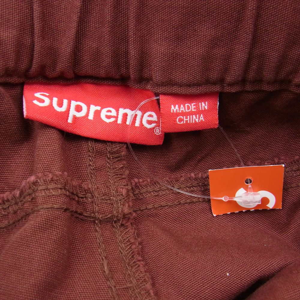 Supreme シュプリーム 22AW  Cotton Cinch Pant コットン シンチ パンツ イージー パンツ ブラウン系 L【極上美品】【中古】