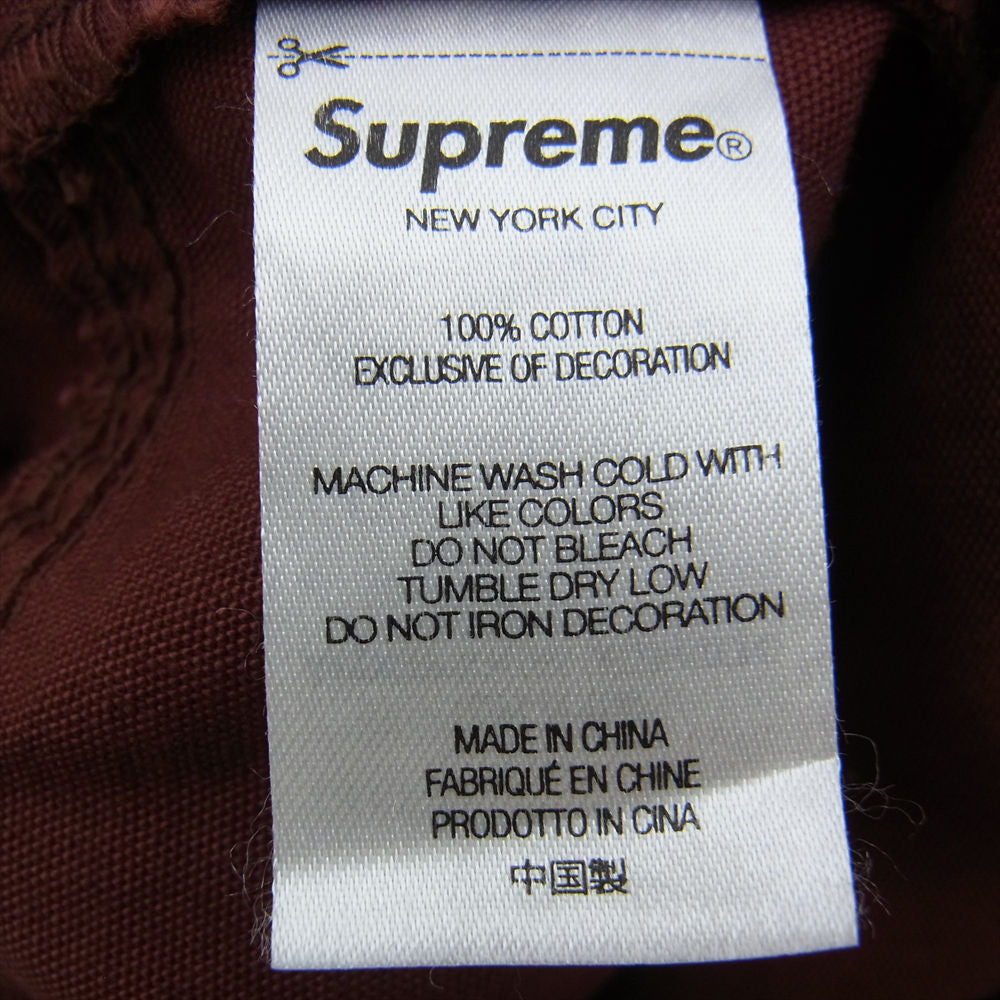 Supreme シュプリーム 22AW  Cotton Cinch Pant コットン シンチ パンツ イージー パンツ ブラウン系 L【極上美品】【中古】