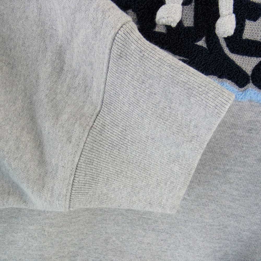 Supreme シュプリーム 21SS Handstyle Hooded Sweatshirt ハンドスタイル スウェット パーカー グレー系 L【中古】