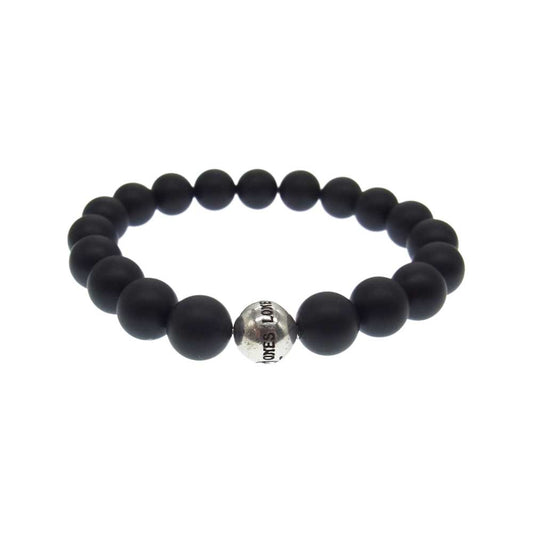 LONE ONES ロンワンズ MF-SB0005-MO 購入時ギャランティ付属 MF STONE BRACELET ビーズ ブレスレット ブラック系 シルバー系【中古】