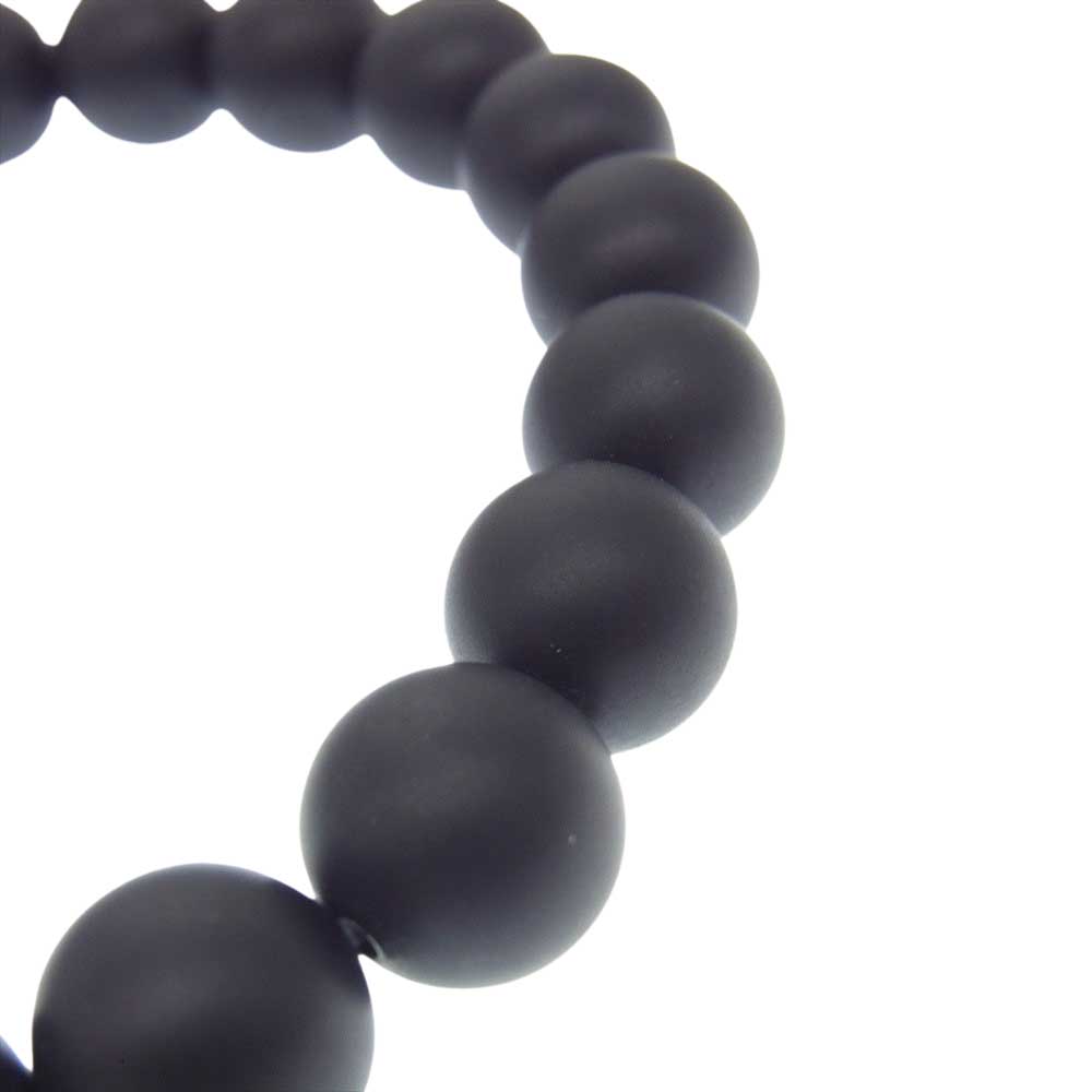LONE ONES ロンワンズ MF-SB0005-MO 購入時ギャランティ付属 MF STONE BRACELET ビーズ ブレスレット ブラック系 シルバー系【中古】